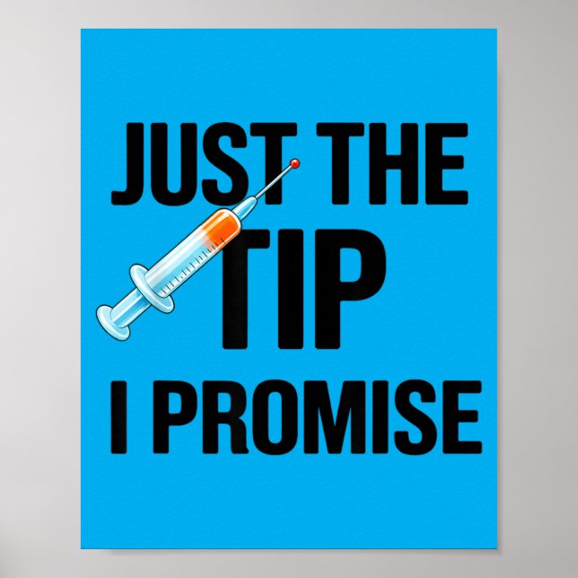 Poster Só a Ponta Eu Prometo Enfermeira Engraçada (Frente)