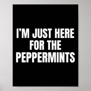 Poster Só estou aqui para os hortinas-pimenta.