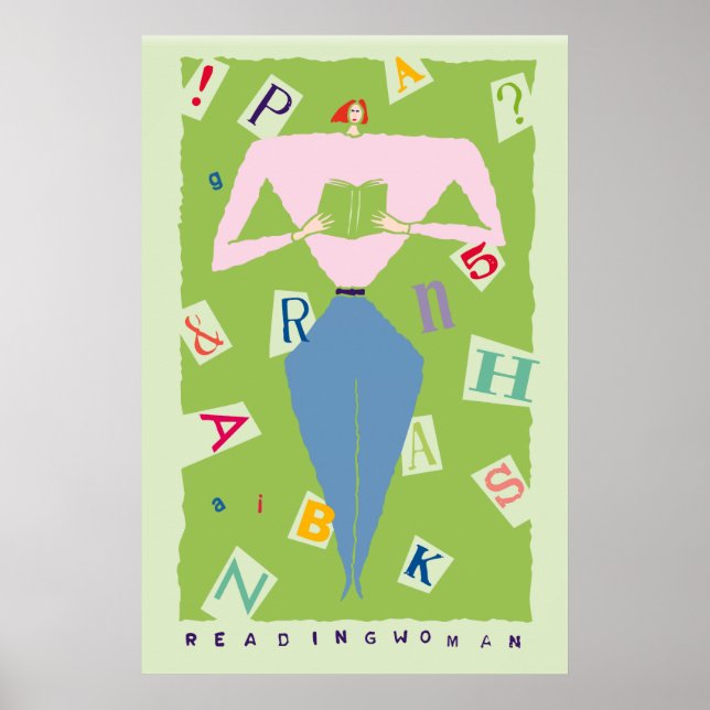 Poster So Many Words, Reading Woman (Frente)