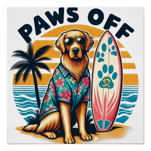 Pôster Só para amante de cachorro (Frente)