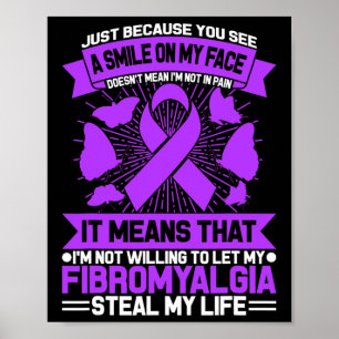 Poster Só porque você vê um sorriso na minha cara não me 