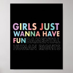 Poster Só quer ter uma camisa de direitos fundamentais