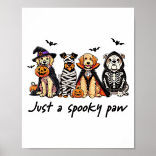 Poster Só Um Cachorro Engraçado, Feliz Cachorro De Hallow