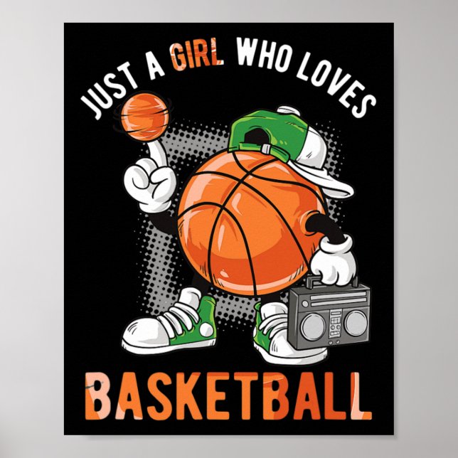 Poster Só Uma Garota Que Ama O Basquete 1 (Frente)
