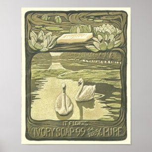 Poster Soap Ad Com 2 Swans