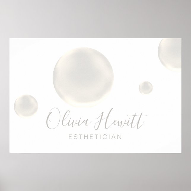 Poster soap bubbles design (Frente)