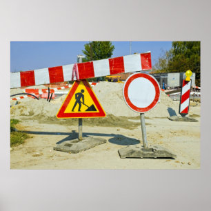 Poster sob a construção