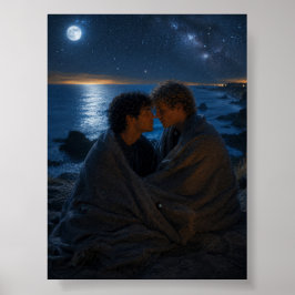 Poster Sob a Mesma Lua | Projeto de Arte Gay