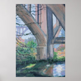 Poster Sob a Ponte Arroyo Seco Pasadena