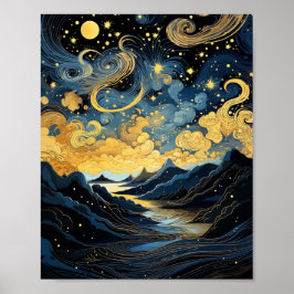 Poster Sob a Via Látea 🌌