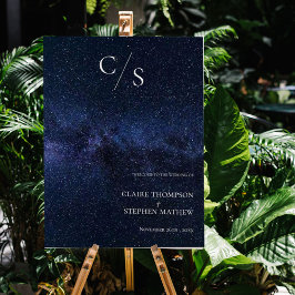 Poster SOB AS ESTRELAS, O Nosso Casamento Era Bem-Vindo.