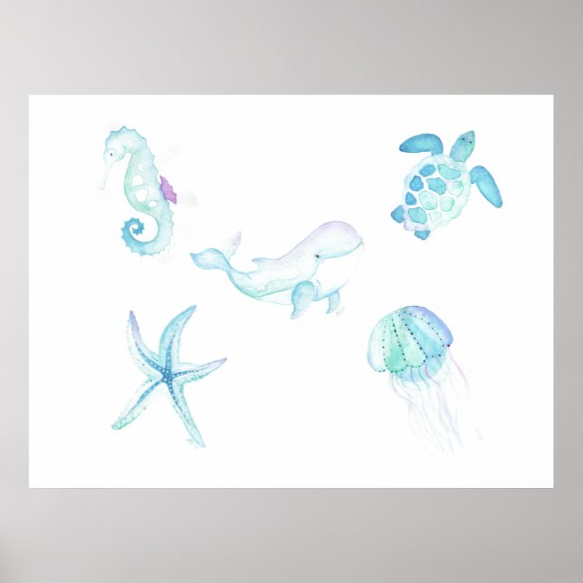 Poster Sob O Mar (Frente)