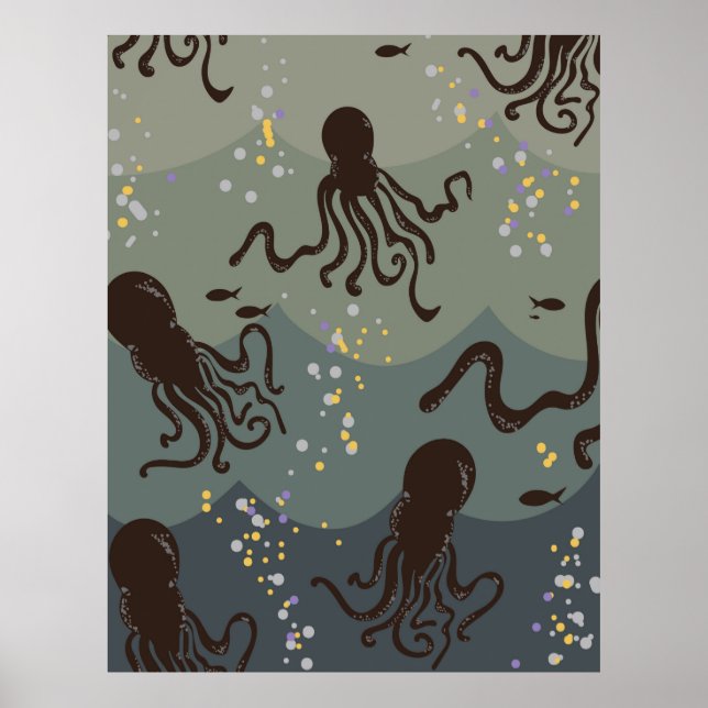 Poster Sob O Mar (Frente)