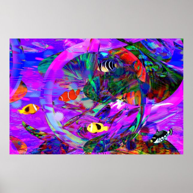 Poster Sob o mar (Frente)