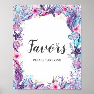 Poster Sob o Mar Púrpura, Chá de Aniversário Rosa, Favori