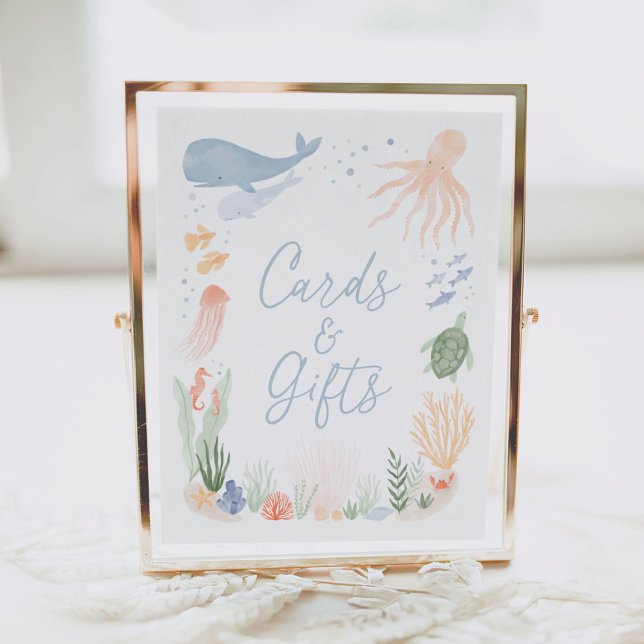 Poster Sob o Sinal de Cartões de Aniversário e Presentes (Criador carregado)