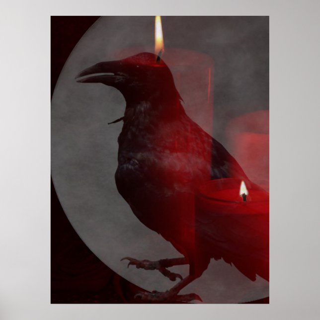 Poster "Sob sua ortografia em vermelho" (Frente)