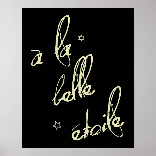 Pôster Sob Uma Estrela Bela (Frente)