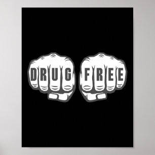 Poster Sober Recovery Sobriety Gift Drug Free
