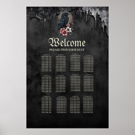 Poster Soberana negra majestosa sentada orgulhosamente em