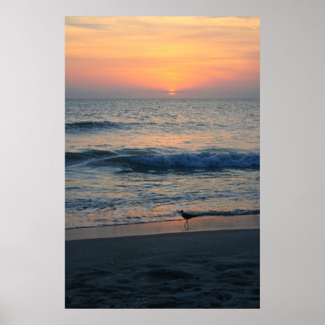 Poster Sobre a borda do pôr do sol II (Frente)