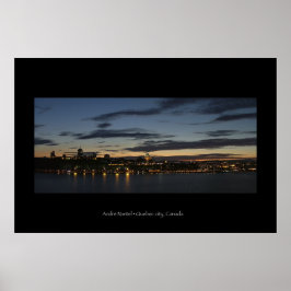 Poster sobre a cidade de Quebec