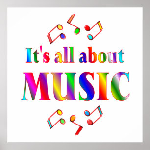 Pôster Sobre a música