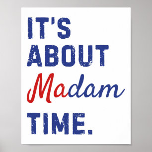 Poster Sobre Madam Time Kamala Harris 2024 Presidente