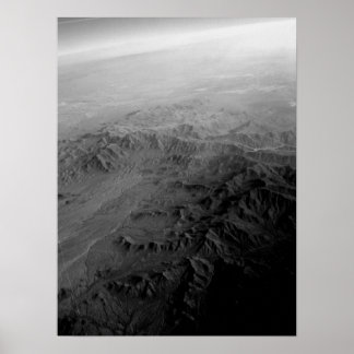 Pôster sobre o caminho para o Havaí B&W