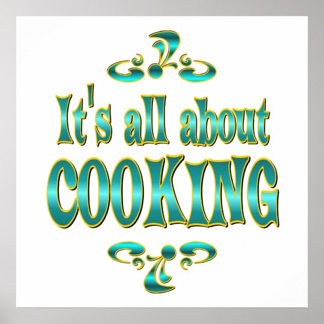 POSTER SOBRE O COZINHAR (Frente)