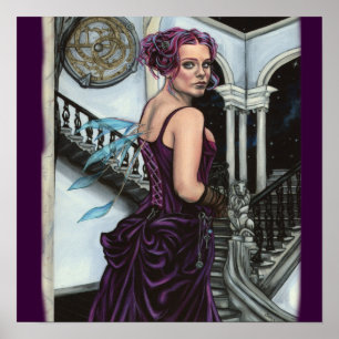 Pôster sobre o tempo roubado faery trabalho de arte poste