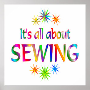 Pôster Sobre Sewing