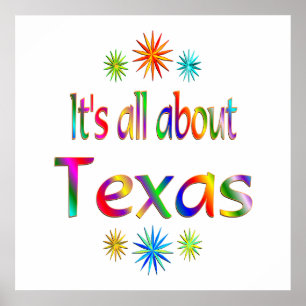 Pôster Sobre Texas