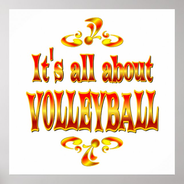 PÔSTER SOBRE VOLLEYBALL (Frente)