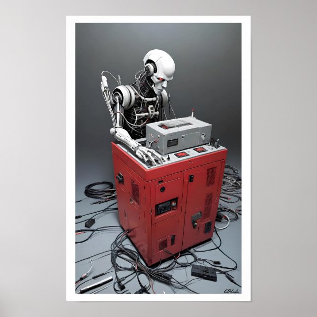 Poster Sobrecarga da Máquina Enigma (Frente)