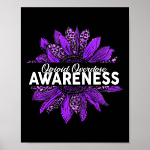 Poster Sobredosagem de Opióides sunflorais Sensibilização