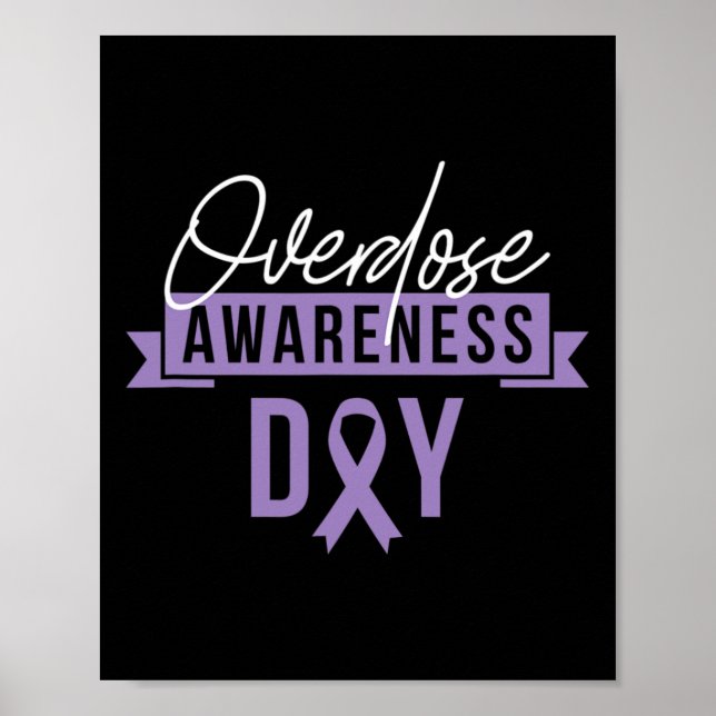 Poster Sobredosagem Dia de Sensibilização Recuperação do  (Frente)
