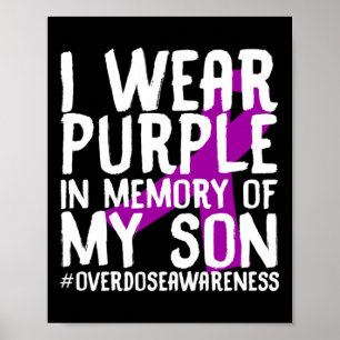 Poster Sobredosagem Memória Do Filho Falecido Droga Abu