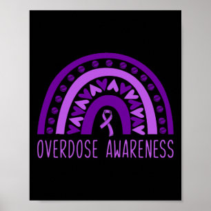 Poster Sobredosagem Rainbow Drug Vício Recovery Puro Ri