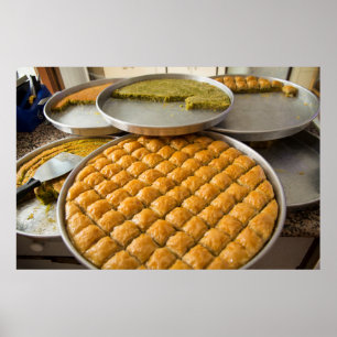 Poster Sobremesa Baklava No Mercado