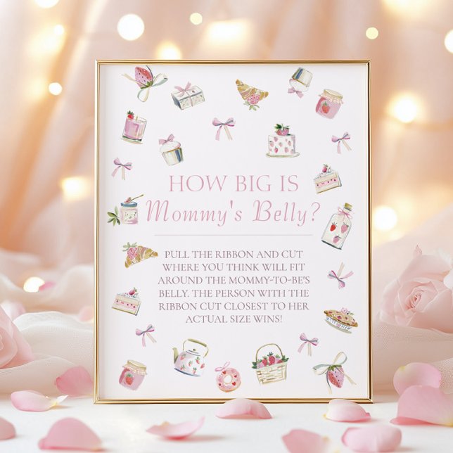 Poster Sobremesa Doce de Morango Como a Barriga da Mamãe  (Criador carregado)