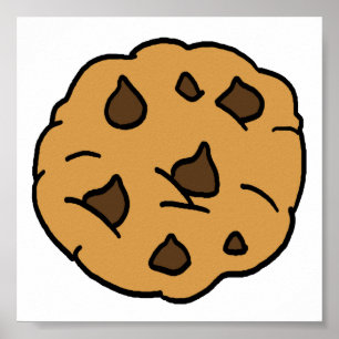 Poster Sobremesa ENORME do biscoito dos pedaços de