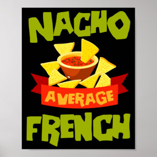 Poster Sobrenome engraçado de aniversário francês médio n