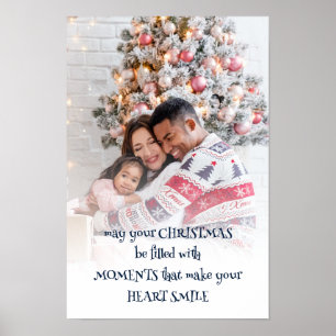 Poster Sobreposição de Fotografias de Cotação de Natal In