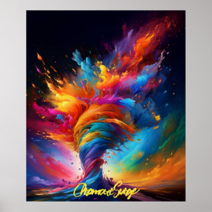 Poster "Sobretensão cromática"