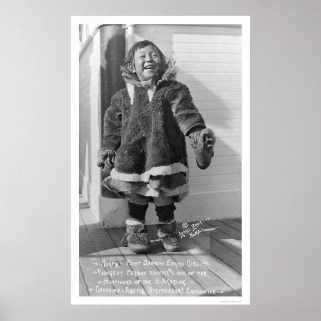 Poster Sobrevivência da Catástrofe de Karluk em 1914 (Frente)