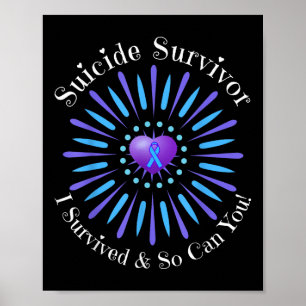 Poster Sobrevivência Suicida Eu Sobrevivi Assim Podem Hom