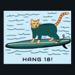 Poster Sobrevivência Tabby Cat Funny Cute CUSTOM Nursert<br><div class="desc">Espero que goste desta arte divertida! Adicione um nome ou seu próprio texto para personalizá-lo clicando em "personalizar" acima. Você também pode alterar o texto, a fonte, as cores e a cor de fundo. Selecione o tamanho do impressão usando o menu suspenso acima e você pode clicar no botão "editar...</div>