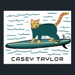 Poster Sobrevivência Tabby Cat Funny Cute CUSTOM Nursert<br><div class="desc">Espero que goste desta arte divertida! Adicione um nome ou seu próprio texto para personalizá-lo clicando em "personalizar" acima. Você também pode alterar o texto, a fonte, as cores e a cor de fundo. Selecione o tamanho do impressão usando o menu suspenso acima e você pode clicar no botão "editar...</div>