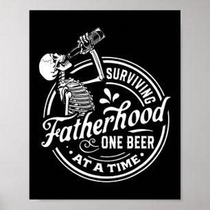 Poster Sobrevivendo à Paternidade Uma Cerveja de Cada Vez
